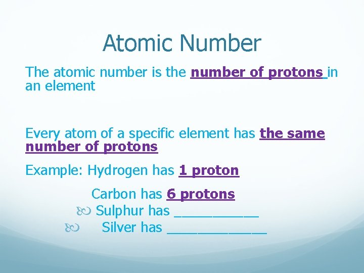 6 Protons 6 Neutrons 6 Electrons Atomic Number