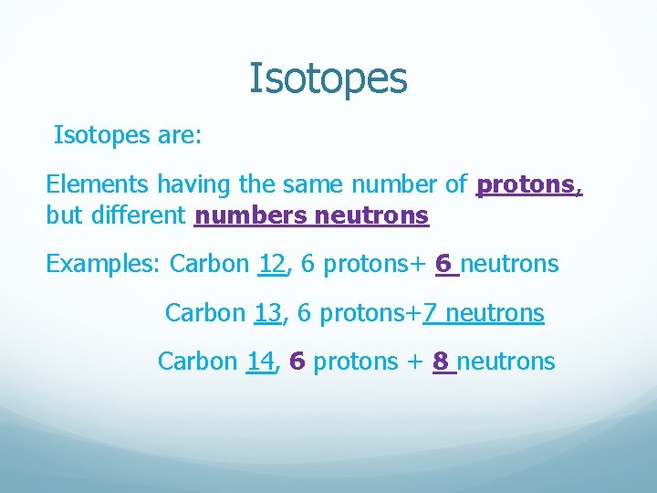 6 Protons 6 Neutrons 6 Electrons Mass Number Atoms Elements and the Periodic Table The Periodic