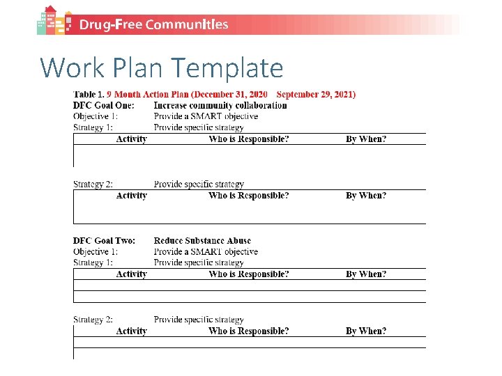 Work Plan Template 
