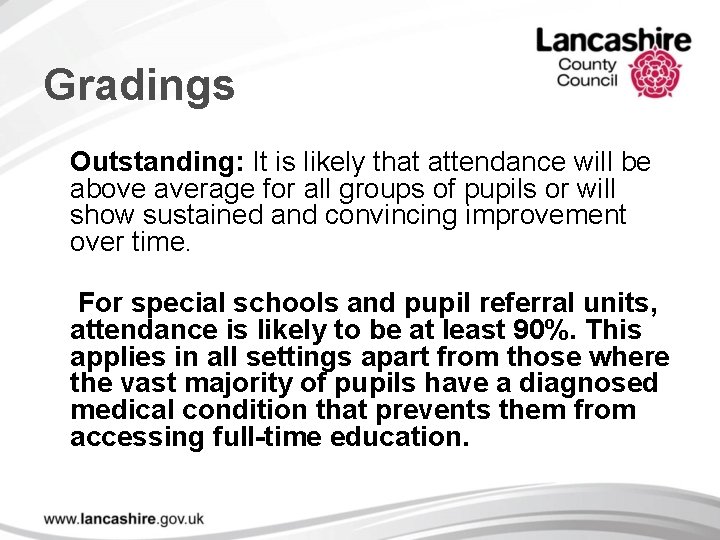 Gradings Outstanding: It is likely that attendance will be above average for all groups