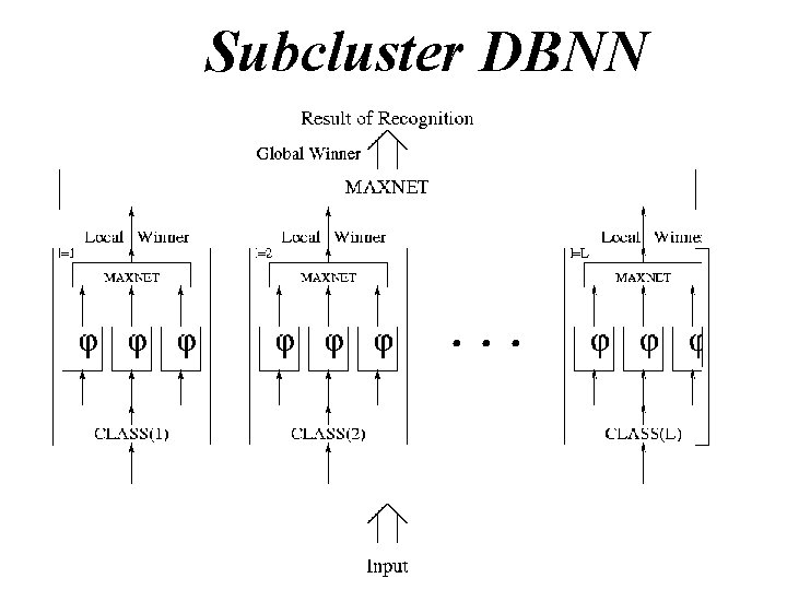 Subcluster DBNN Subcluster DBNN