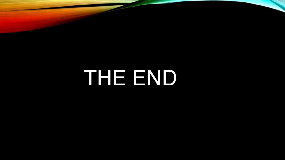 THE END 
