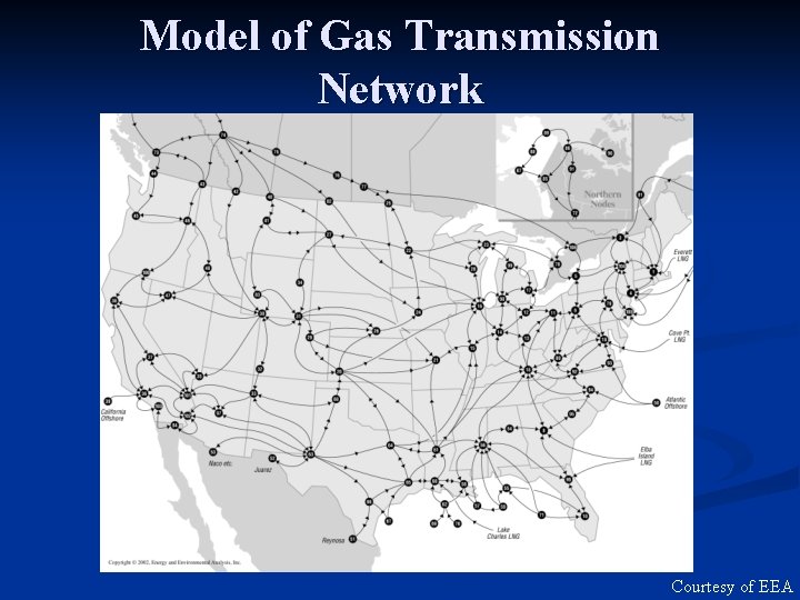 Model of Gas Transmission Network Courtesy of EEA 