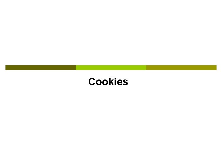 Cookies 