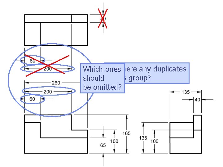 Are there any duplicates Which ones should in this group? be omitted? 