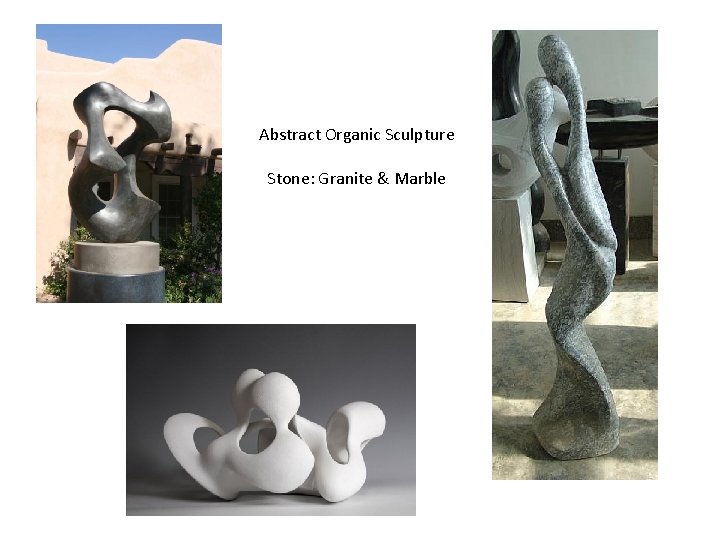 Abstract Organic Sculpture Stone: Granite & Marble 