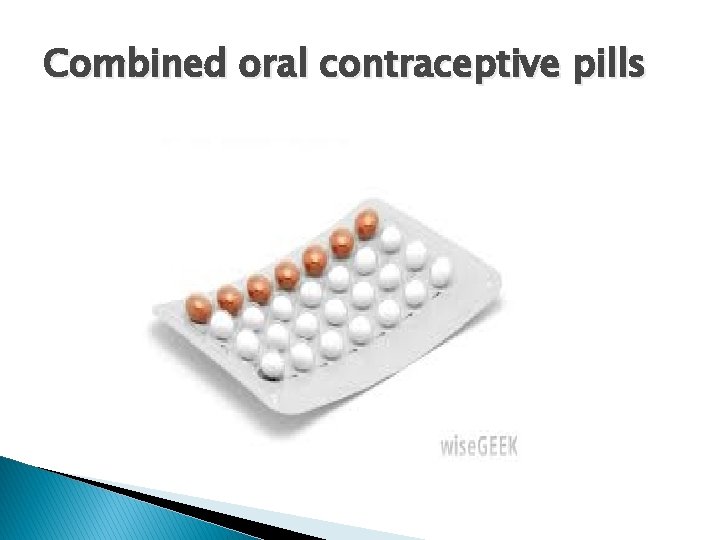 Combined oral contraceptive pills 