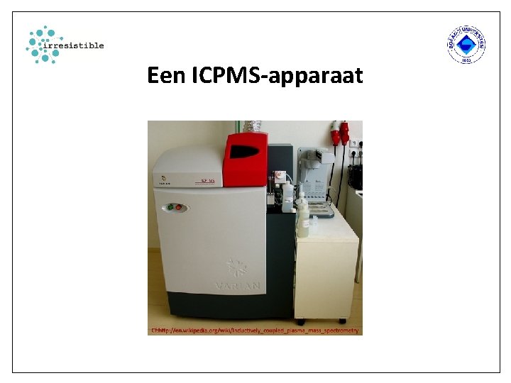 Een ICPMS-apparaat 