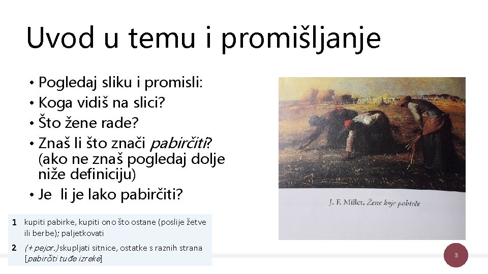 Uvod u temu i promišljanje • Pogledaj sliku i promisli: • Koga vidiš na