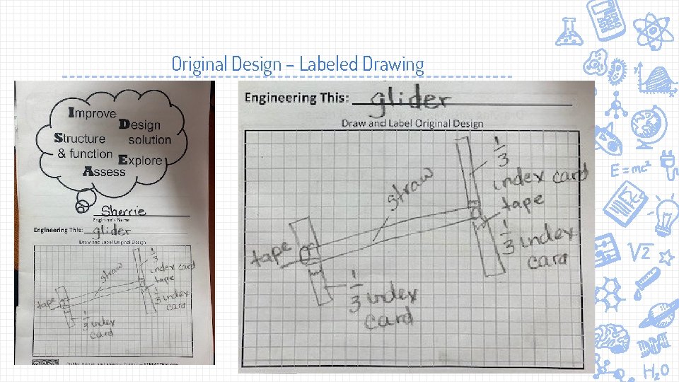 Original Design – Labeled Drawing 