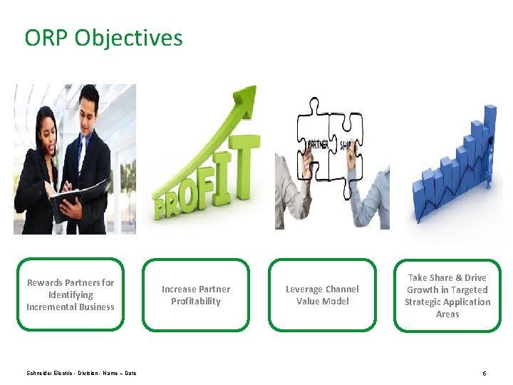 ORP Objectives Rewards Partners for Identifying Incremental Business Schneider Electric - Division - Name