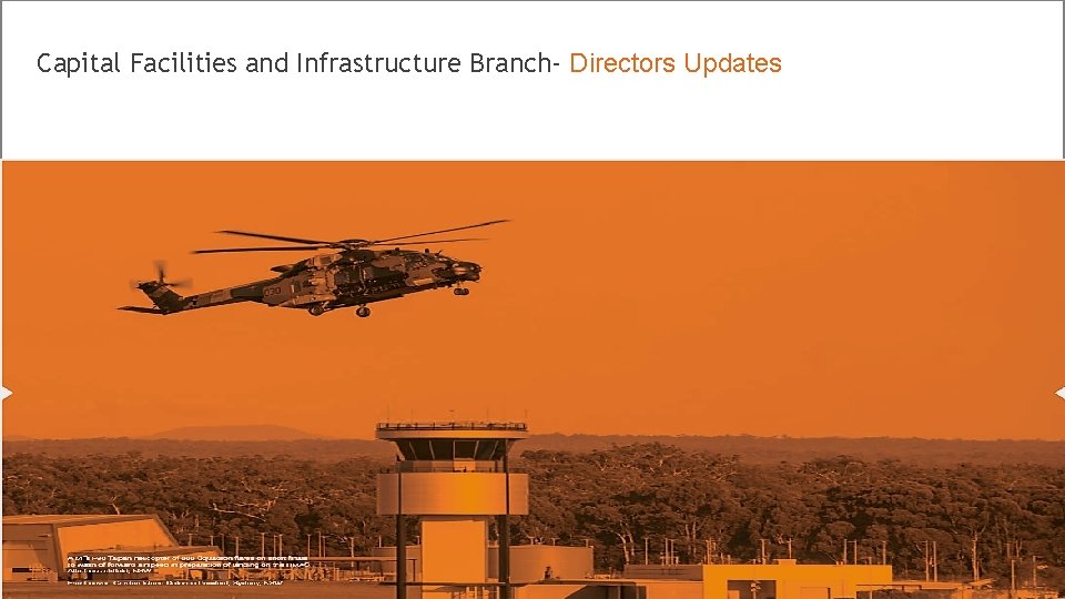 Capital Facilities and Infrastructure Branch- Directors Updates 