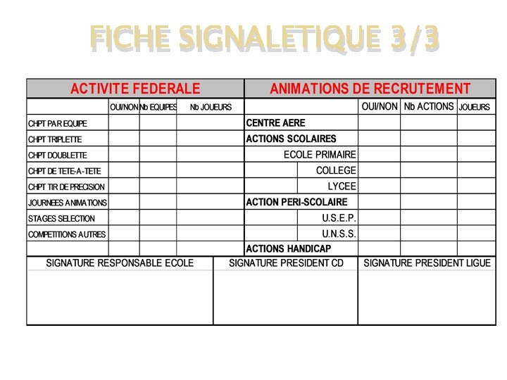 FICHE SIGNALETIQUE 3/3 
