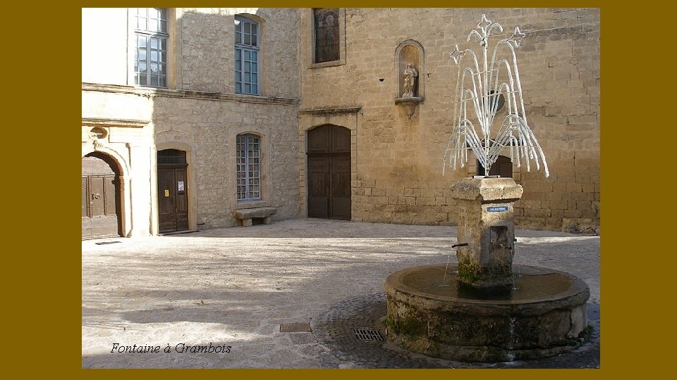 Fontaine à Grambois 