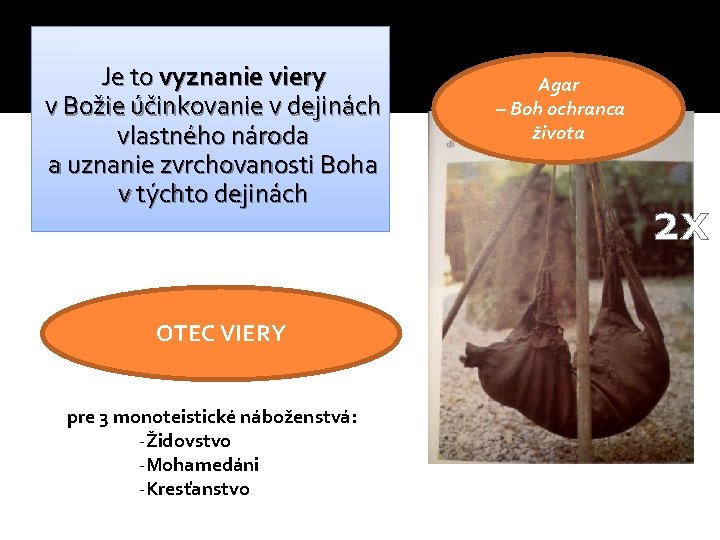 Je to vyznanie viery v Božie účinkovanie v dejinách vlastného národa a uznanie zvrchovanosti Je to vyznanie viery v Božie účinkovanie v dejinách vlastného národa a uznanie zvrchovanosti