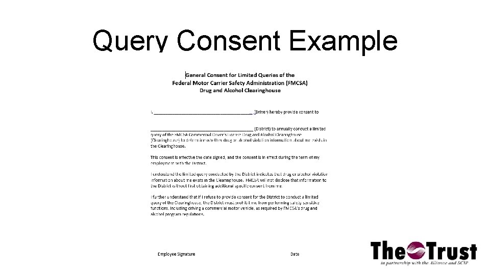 Query Consent Example 