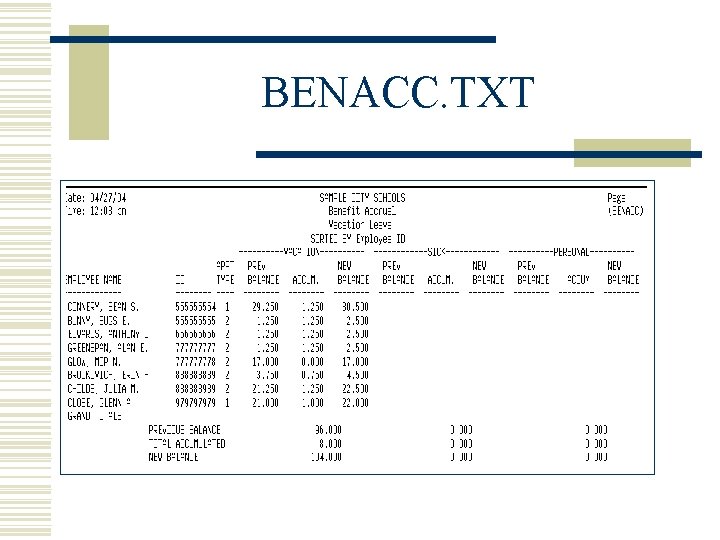 BENACC. TXT 