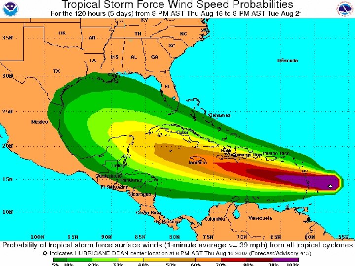 NHC Website Probability Graphics 34 kt example TS Alberto (2006) 