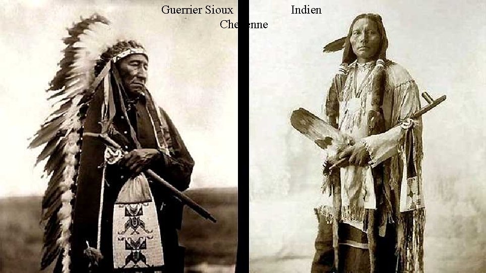 Guerrier Sioux Cheyenne Indien 