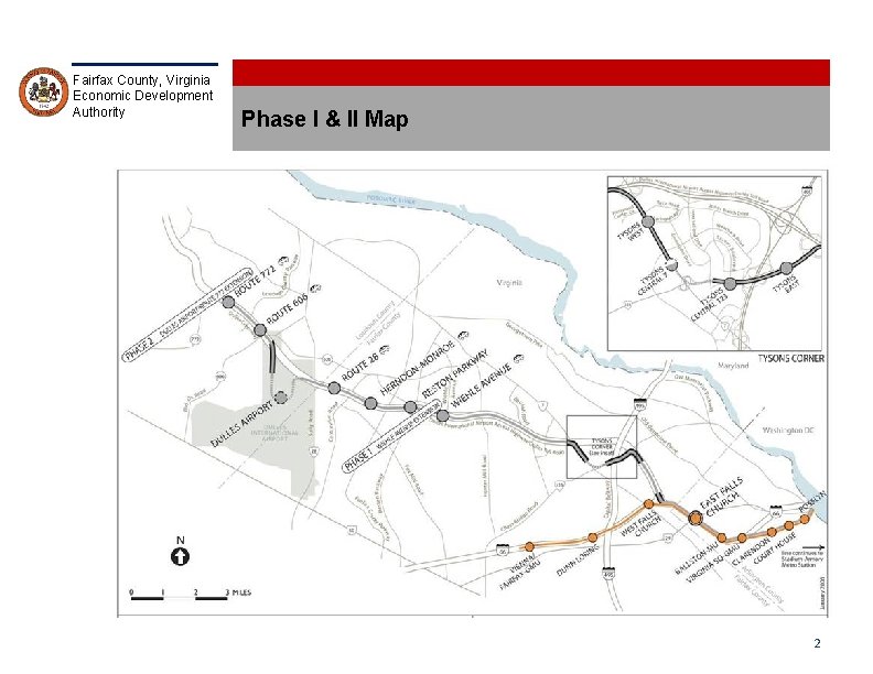 Fairfax County, Virginia Economic Development Authority Phase I & II Map 2 