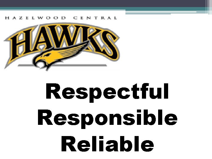Respectful Responsible Reliable 