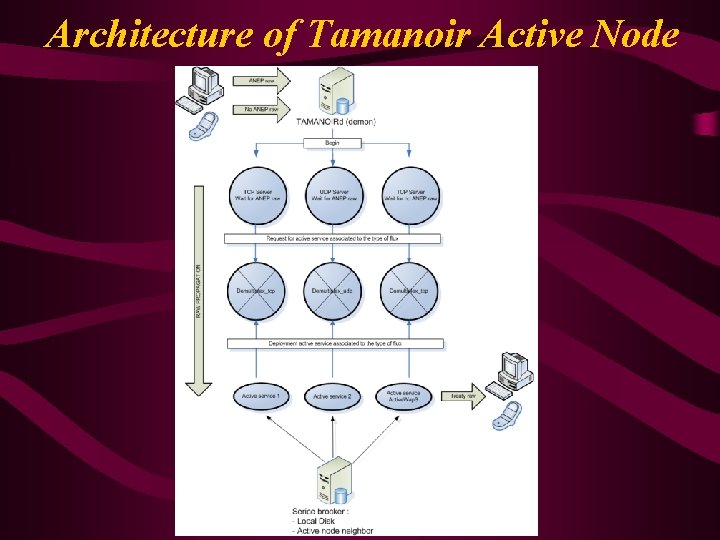 Architecture of Tamanoir Active Node 