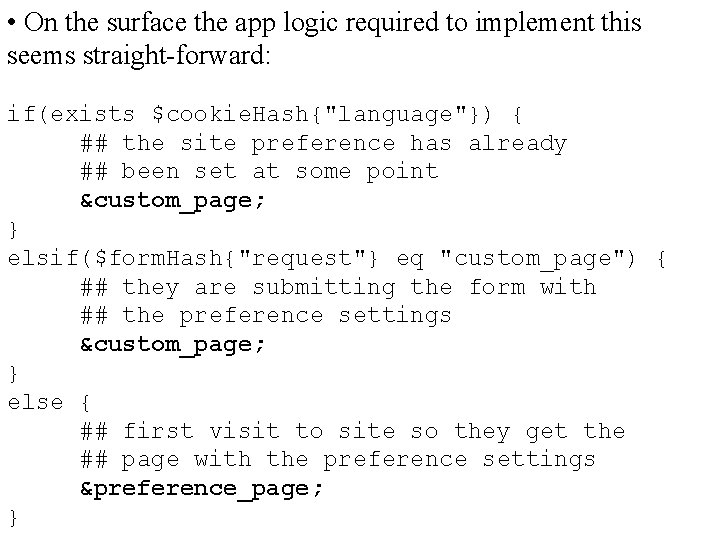  • On the surface the app logic required to implement this seems straight-forward: