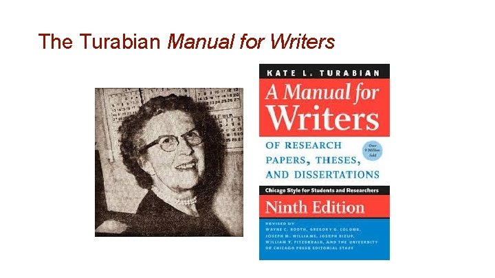 The Turabian Manual for Writers 