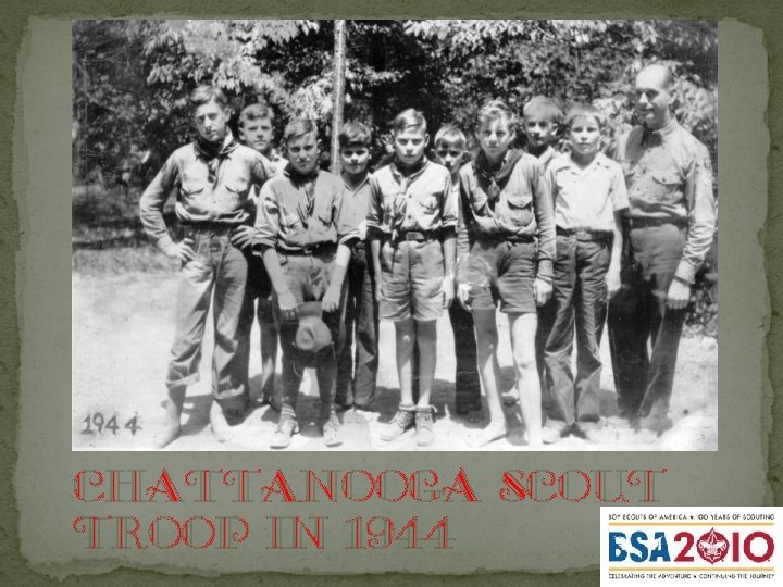 Chattanooga Scout Troop in 1944 
