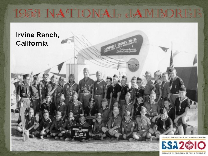 1953 National Jamboree Irvine Ranch, California 