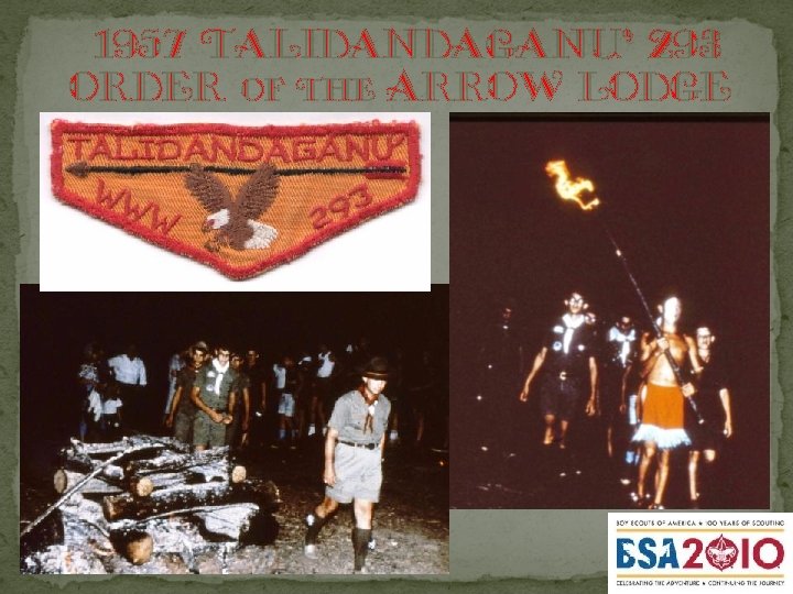 1957 Talidandaganu’ 293 Order of the Arrow Lodge 