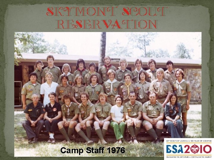 Skymont Scout Reservation Camp Staff 1976 