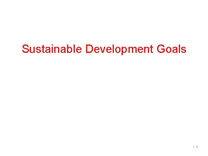 Public revenue Sustainable Development Goals 2 