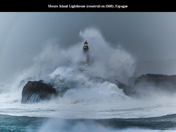 Mouro Island Lighthouse (construit en 1860), Espagne 