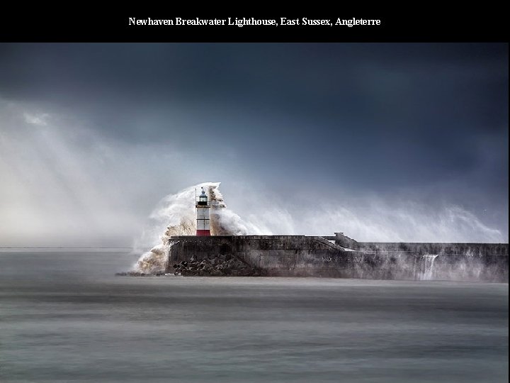 Newhaven Breakwater Lighthouse, East Sussex, Angleterre 