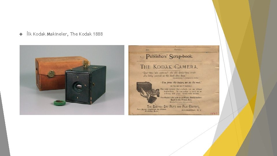  İlk Kodak Makineler, The Kodak 1888 