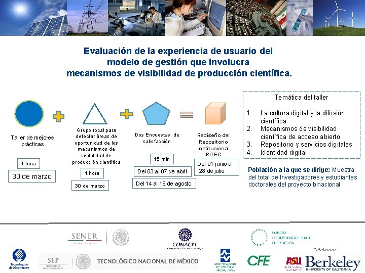 Evaluación de la experiencia de usuario del modelo de gestión que involucra mecanismos de