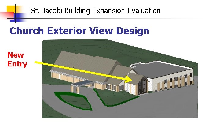St. Jacobi Building Expansion Evaluation Church Exterior View Design New Entry 