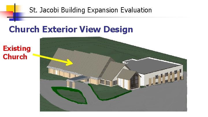 St. Jacobi Building Expansion Evaluation Church Exterior View Design Existing Church 