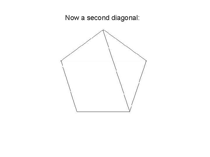 Now a second diagonal: 