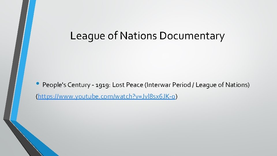 League of Nations Documentary • People's Century - 1919: Lost Peace (Interwar Period /