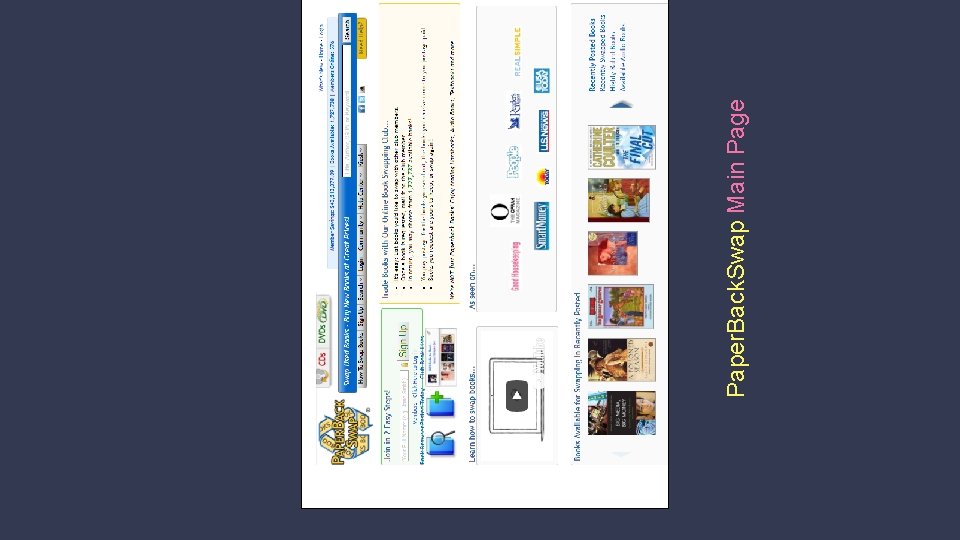 Paper. Back. Swap Main Page 