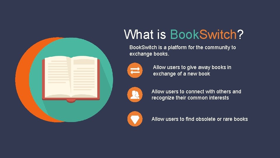 What is Book. Switch? Book. Switch is a platform for the community to exchange