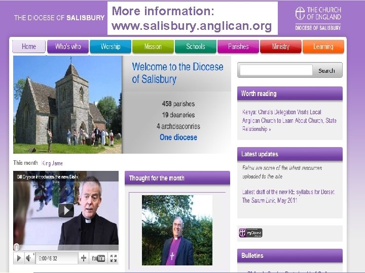 More information: www. salisbury. anglican. org 14 