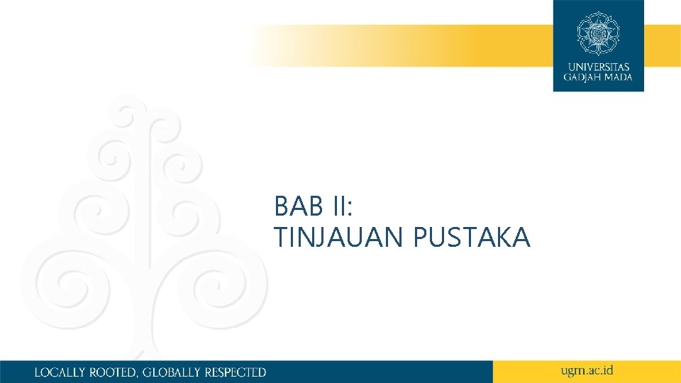 BAB II: TINJAUAN PUSTAKA 