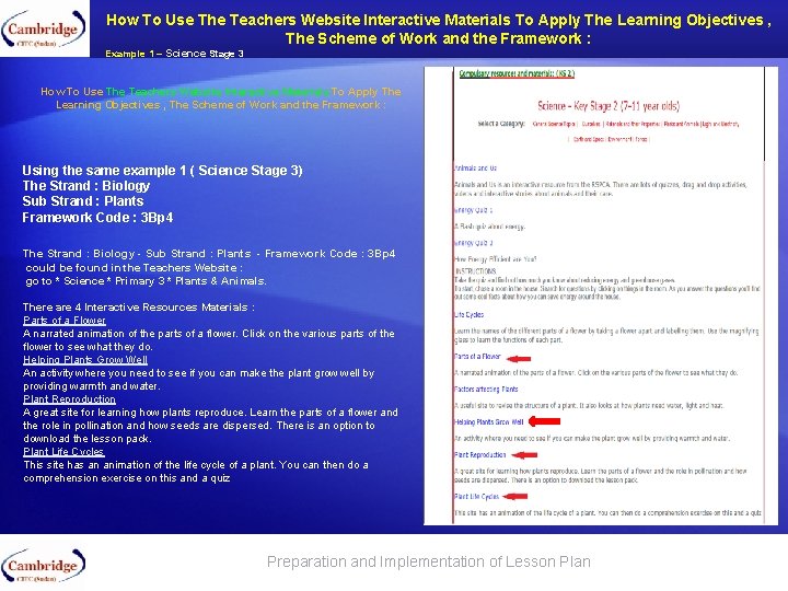 How To Use The Teachers Website Interactive Materials To Apply The Learning Objectives ,