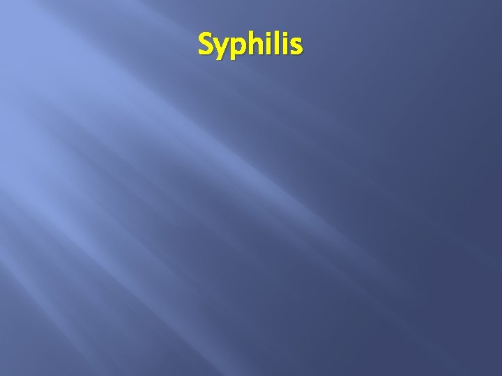 Syphilis 