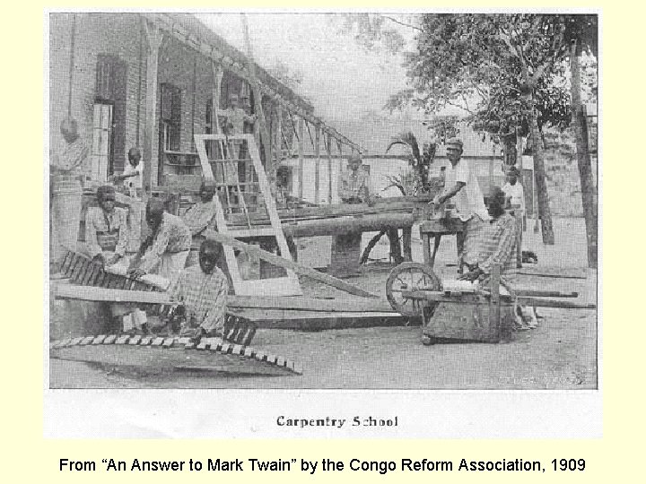 From “An Answer to Mark Twain” by the Congo Reform Association, 1909 