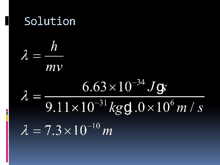Solution 