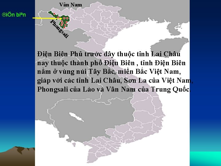 Vân Nam ®iÖn biªn i l sa ng o Ph Điện Biên Phủ trước